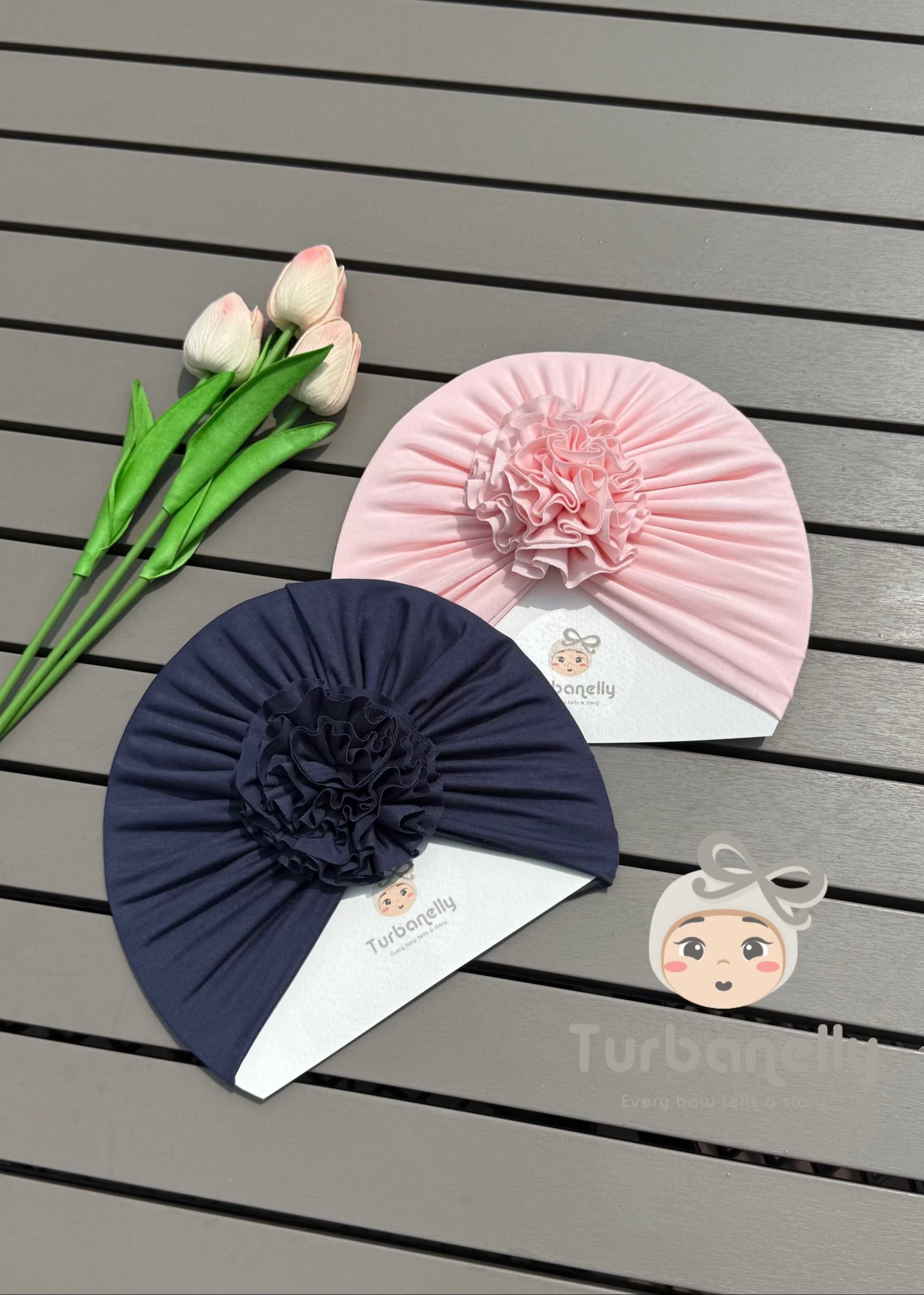 Bloom Center Flower Turban