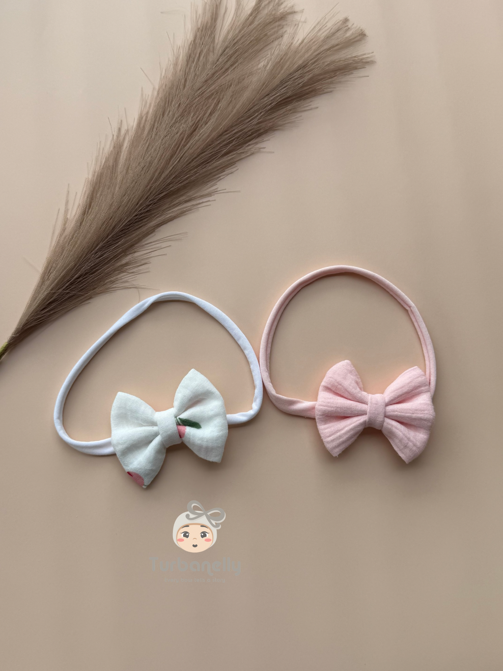 Blossom & Blush Baby Bow Set