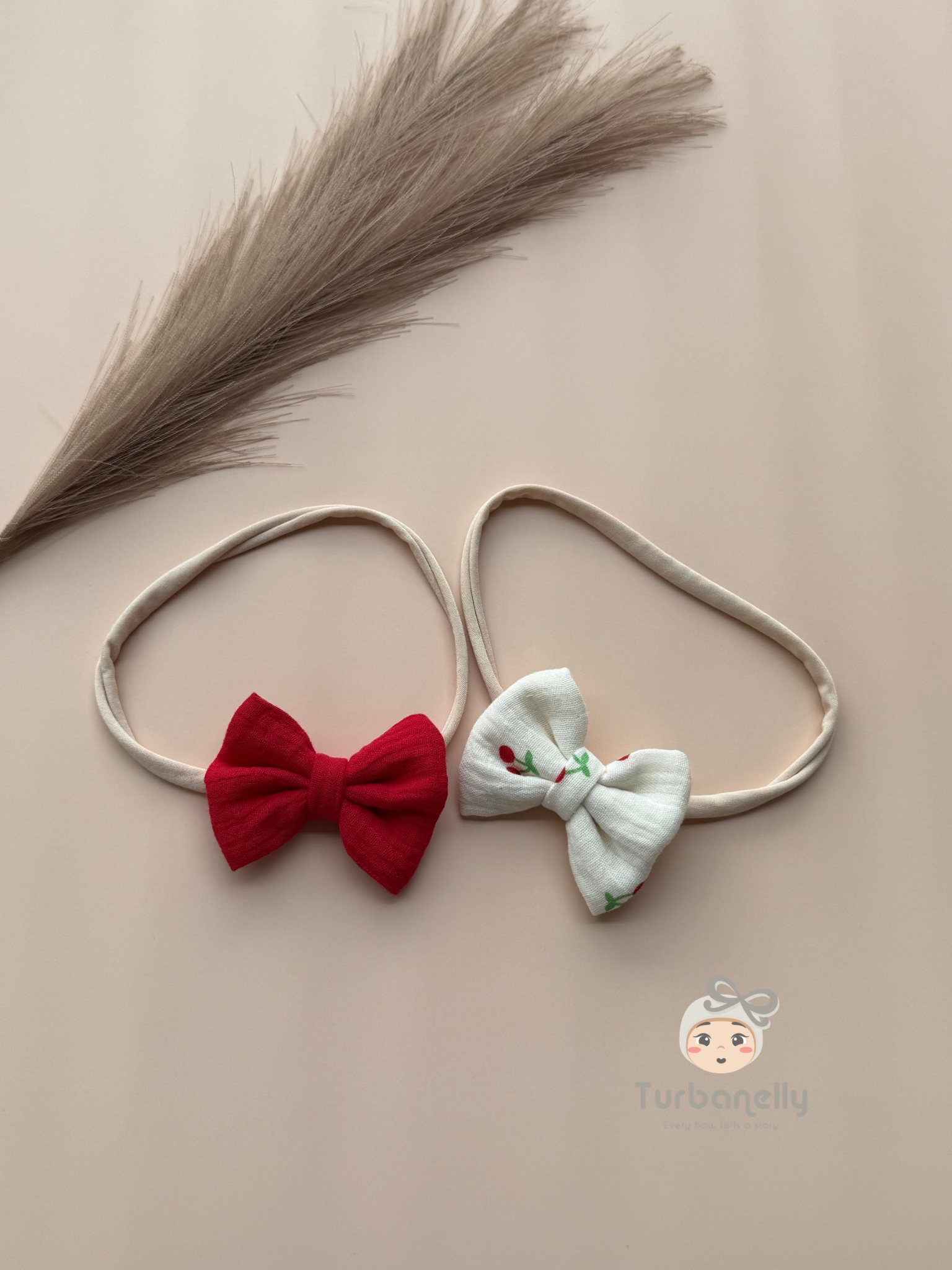Sweet Duo Baby Bow Set