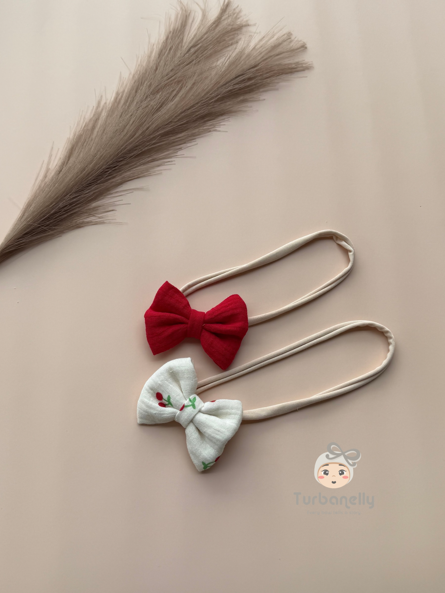 Sweet Duo Baby Bow Set